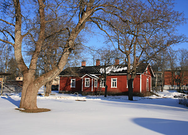 Rautatiemuseon rakennuksia